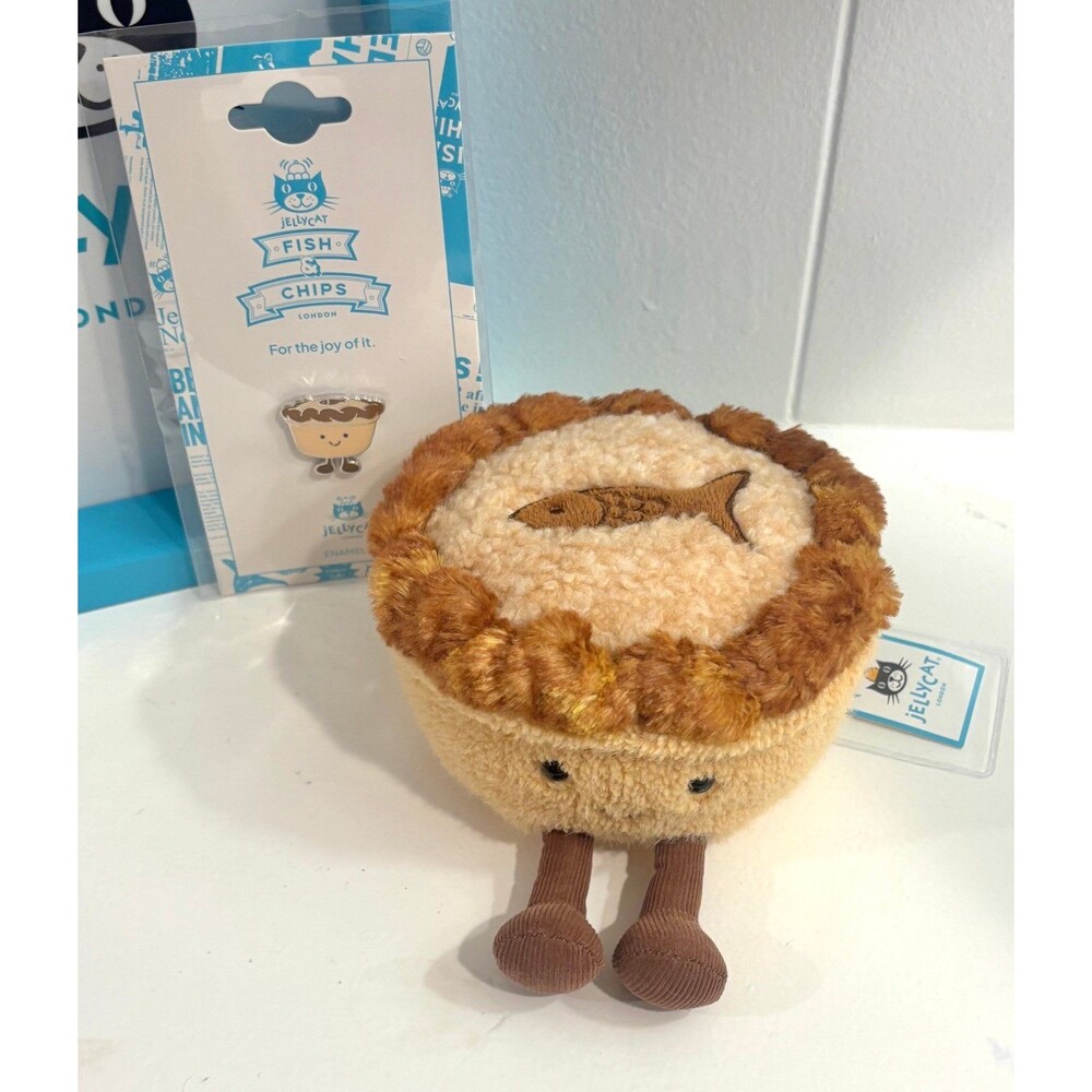 Jellycat Amusables FISH PIE London UK Selfridges Exclusive - Picture 3 of 11